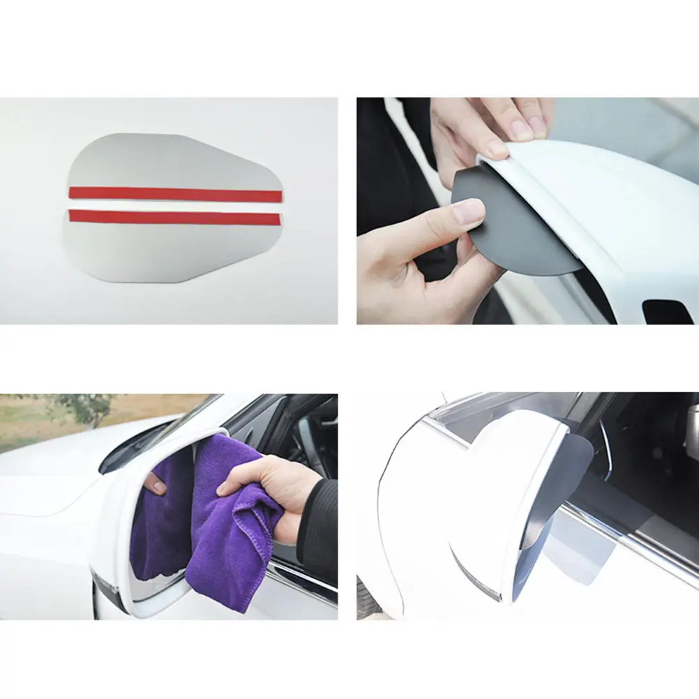 2Pcs Rearview Mirror Rain Shield Aluminium Alloy Side Mirror Visor Protector Anti Rain Snow Dust Car Guard Silver
2Pcs Rearview Mirror Rain Shield Aluminium Alloy Side Mirror Visor Protector Anti Rain Snow Dust Car Guard Silver
