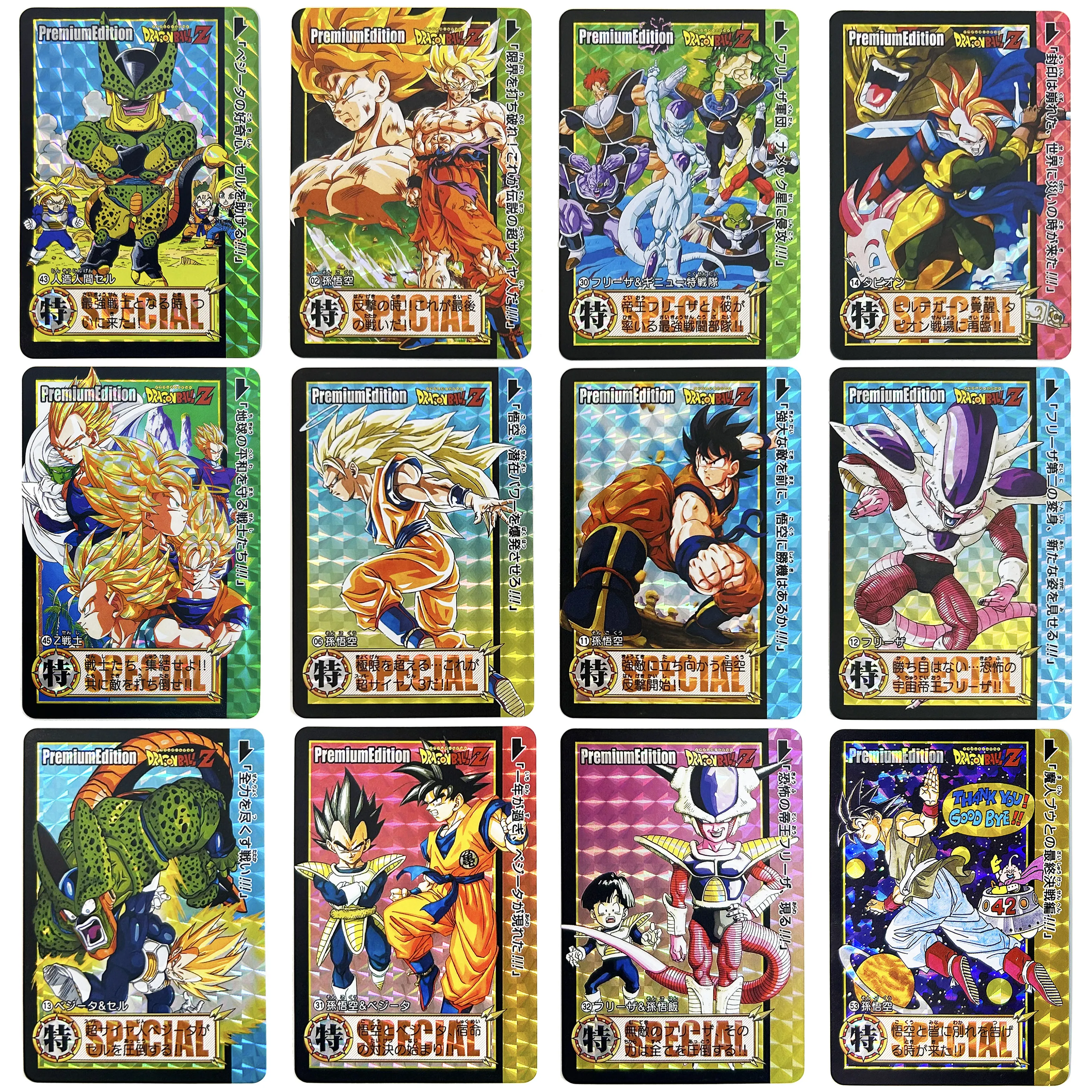 DIY Self Control 54pcs/set Dragon Ball Kakarotto Collect Signature Trading Flash Card Anime Cartoon Gift
DIY Self Control 54pcs/set Dragon Ball Kakarotto Collect Signature Trading Flash Card Anime Cartoon Gift