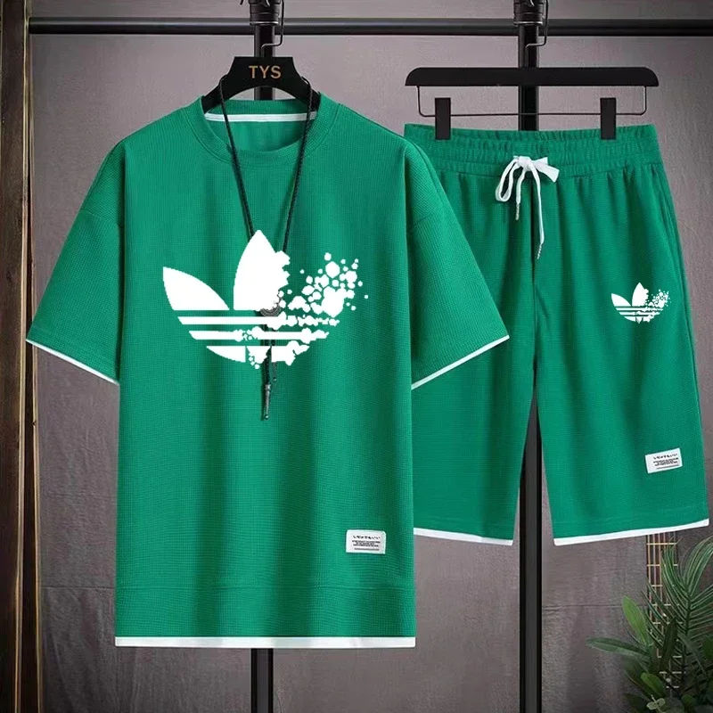 2025 Summer leisure jogging men's tracksuit fashion outdoor fishing men's short-sleeved crewneck T-shirt + shorts two-piece set
2025 Summer leisure jogging men's tracksuit fashion outdoor fishing men's short-sleeved crewneck T-shirt + shorts two-piece set