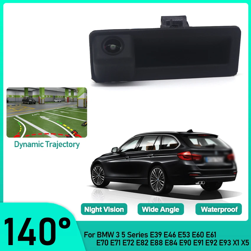 Car Rearview Camera Trunk Handle Trajectory For BMW 3 5 Series E39 E46 E53 E60 E61 E70 E71 E72 E82 E88 E84 E90 E91 E92 E93 X1 X5
Car Rearview Camera Trunk Handle Trajectory For BMW 3 5 Series E39 E46 E53 E60 E61 E70 E71 E72 E82 E88 E84 E90 E91 E92 E93 X1 X5