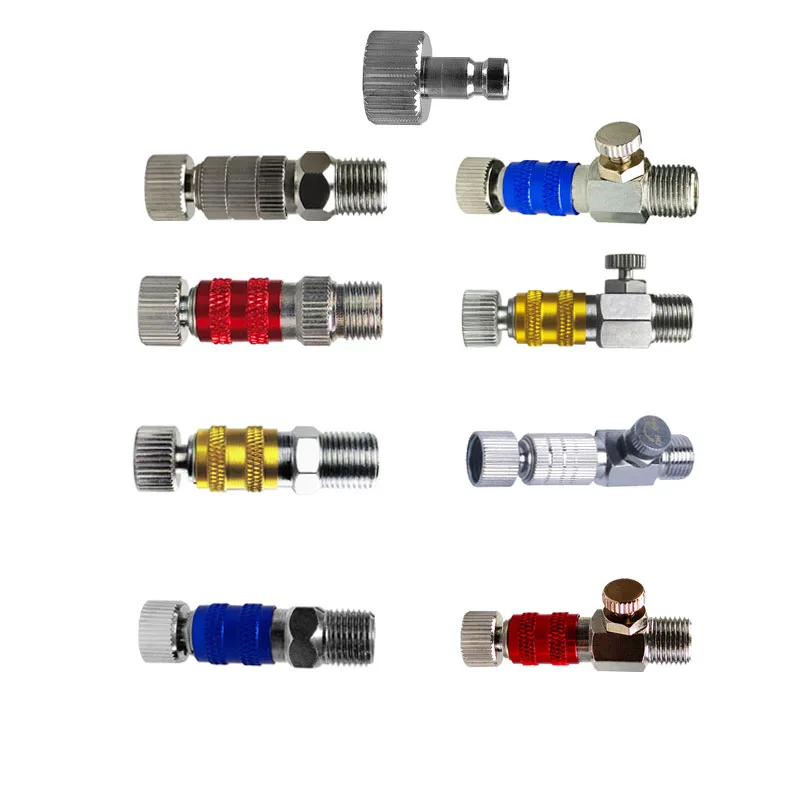 Airbrus1/8" gun quick release fitting plug for gun hose gun accessories and connectors for two additional quick connection parts
Airbrus1/8" gun quick release fitting plug for gun hose gun accessories and connectors for two additional quick connection parts