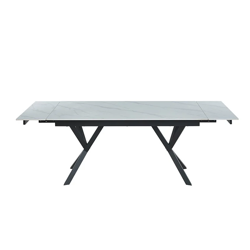 Dining table and chairs Modern light luxury rectangular dining table Household small apartment dining table Retractable simple
Dining table and chairs Modern light luxury rectangular dining table Household small apartment dining table Retractable simple