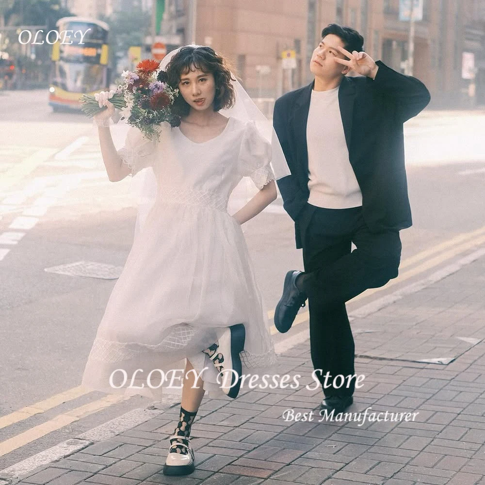 OLOEY Vintage A Line Wedding Dresses Korea Photo shoot Short Sleeves Ankle Lengtgh Bridal Gowns Customized 웨딩드레스 2025
OLOEY Vintage A Line Wedding Dresses Korea Photo shoot Short Sleeves Ankle Lengtgh Bridal Gowns Customized 웨딩드레스 2025