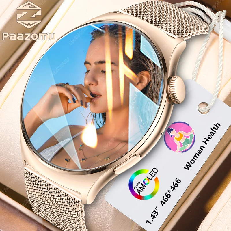 2025 True AMOLED Smart Watch Ladies Screen Always Show Time 466*466 HD Health Tracker Voice Calling Smartwatch Women For Xiaomi
2025 True AMOLED Smart Watch Ladies Screen Always Show Time 466*466 HD Health Tracker Voice Calling Smartwatch Women For Xiaomi