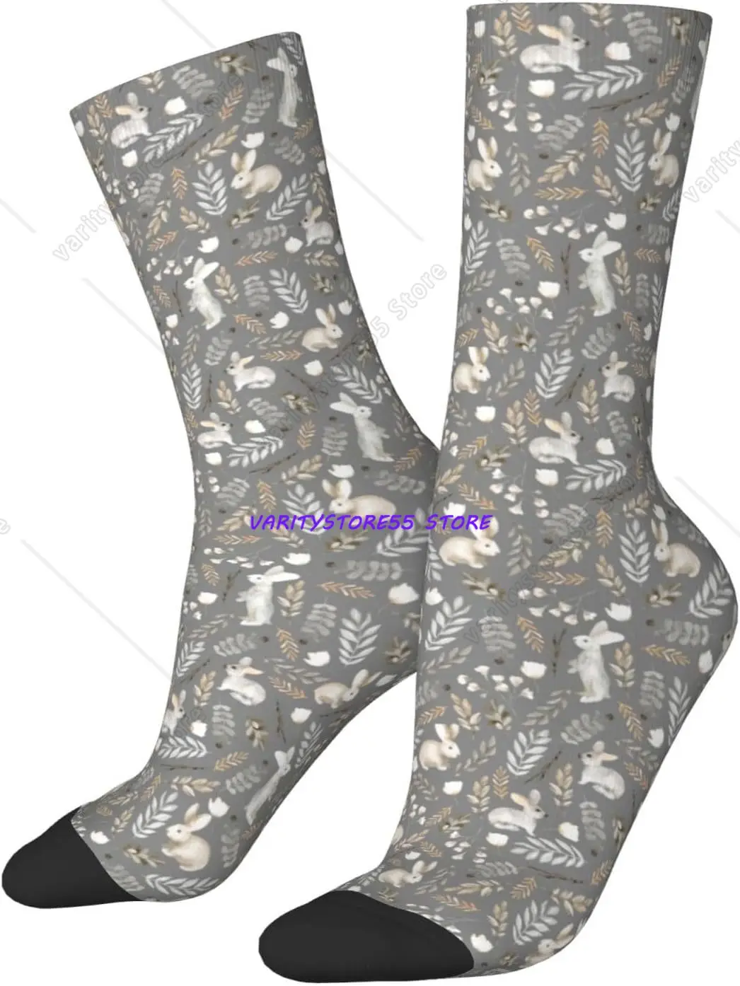 Cute Bunny Socks Men's Xmas Easter Novelty Funny Crew Length Casual Dress Socks Women's Animals Socks, Adults
Cute Bunny Socks Men's Xmas Easter Novelty Funny Crew Length Casual Dress Socks Women's Animals Socks, Adults