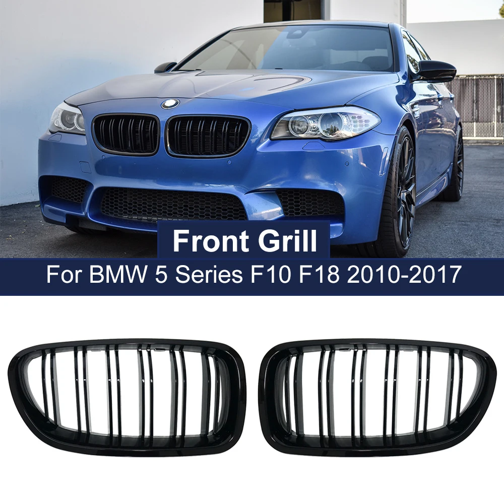 1 pair suitable for BMW 5 Series F10 F11 F18 520 523 525 520d 530d 540i 2010-2017 kidney shaped sport grille bright black grille
1 pair suitable for BMW 5 Series F10 F11 F18 520 523 525 520d 530d 540i 2010-2017 kidney shaped sport grille bright black grille