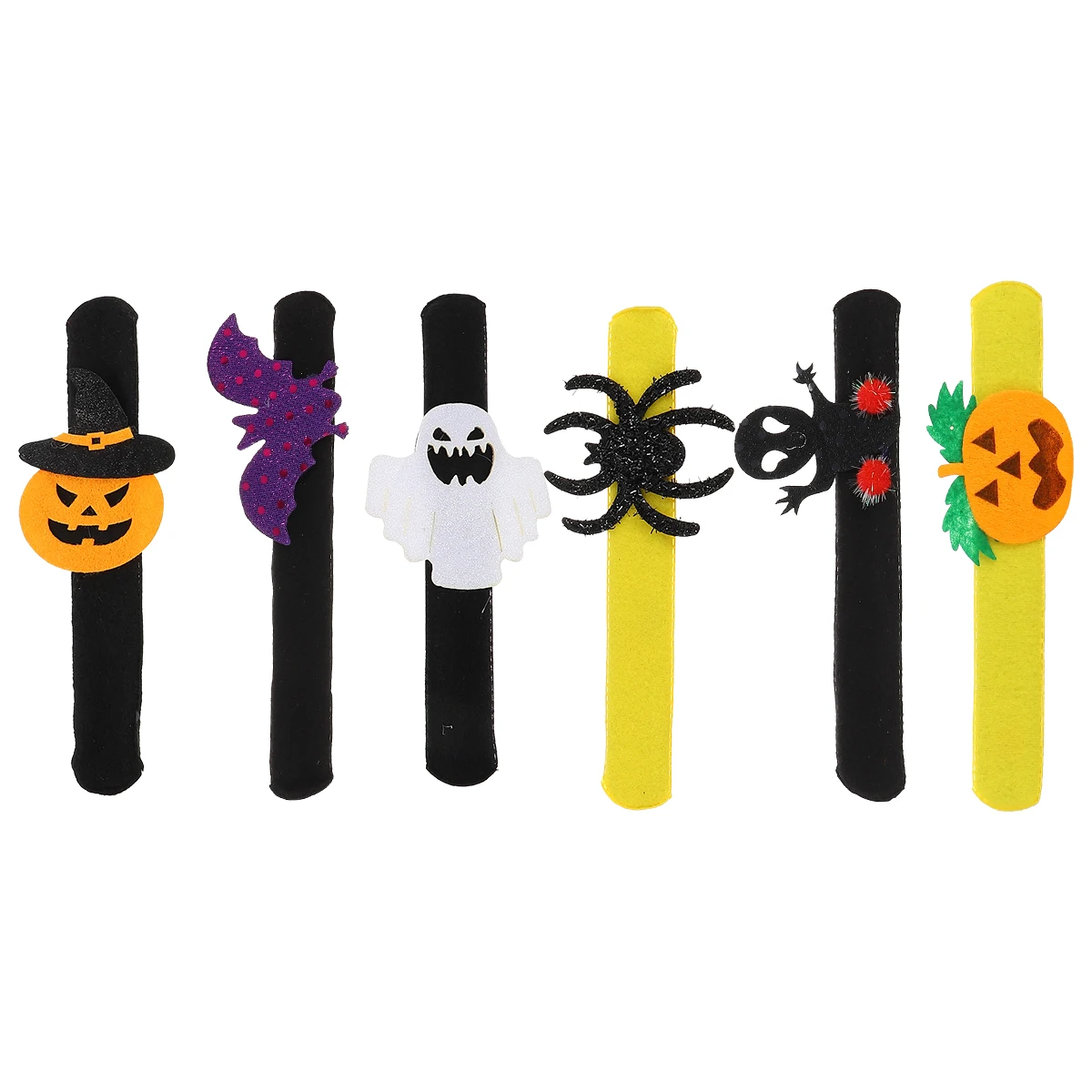 6 Pcs Slap Slap Bracelets For Kids Bracelets Halloween Kids Toys Yellow Black Purple White Plastic Party Gifts
6 Pcs Slap Slap Bracelets For Kids Bracelets Halloween Kids Toys Yellow Black Purple White Plastic Party Gifts