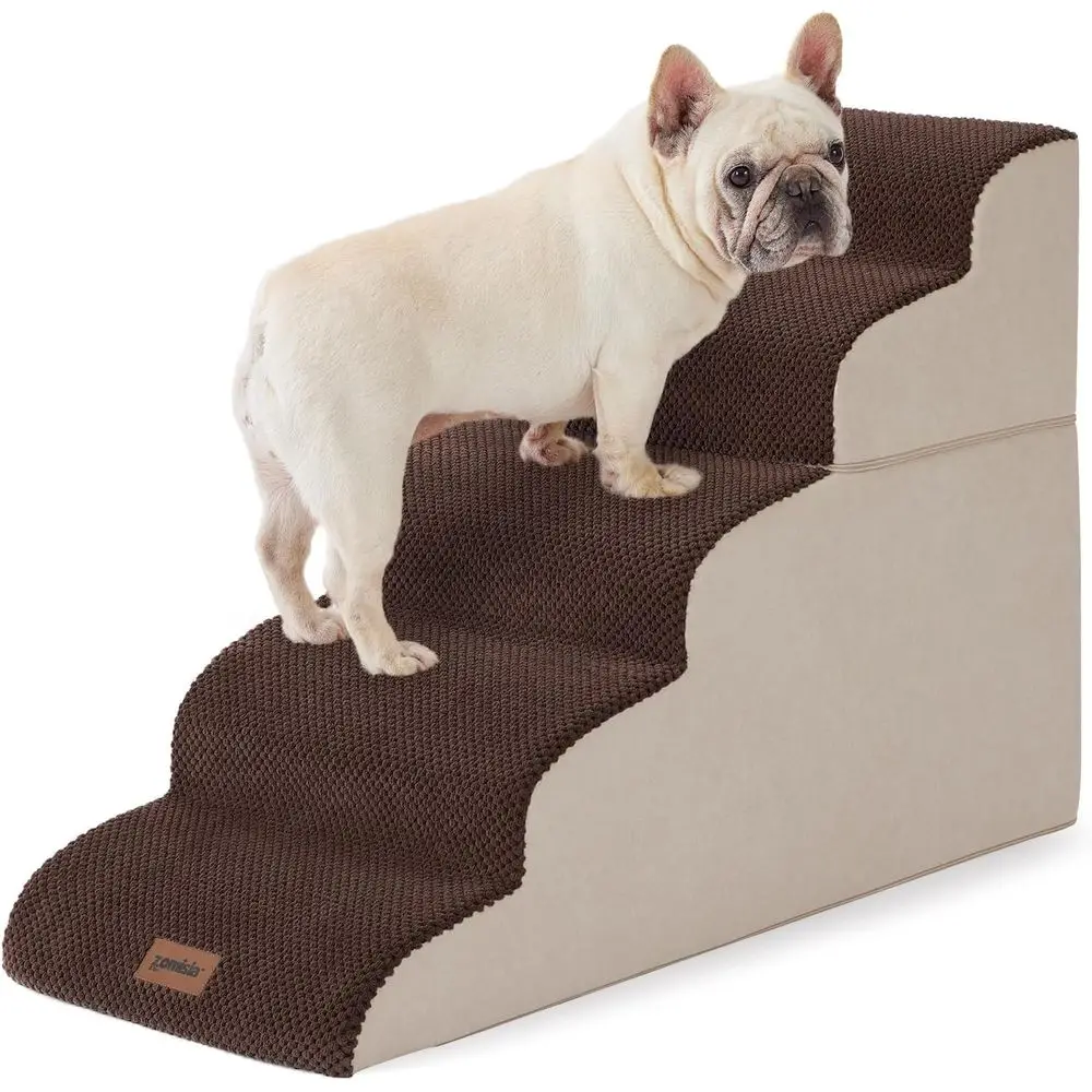Pet Stairs for Dogs and Cats, 5-Step, Non-Slip, Suitable for Small to Large Pets, Brown
Pet Stairs for Dogs and Cats, 5-Step, Non-Slip, Suitable for Small to Large Pets, Brown