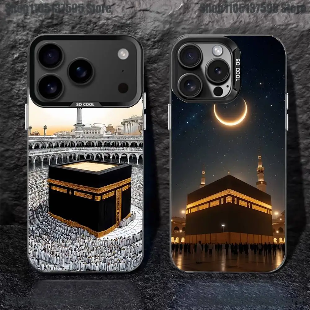 Moslem and kaaba Phone Case For iPhone 17,16,15,14,13,12,11,Pro,XS,Max,Plus,Mini,SE4,E Black Matte Shockproof Cover 
Moslem and kaaba Phone Case For iPhone 17,16,15,14,13,12,11,Pro,XS,Max,Plus,Mini,SE4,E Black Matte Shockproof Cover