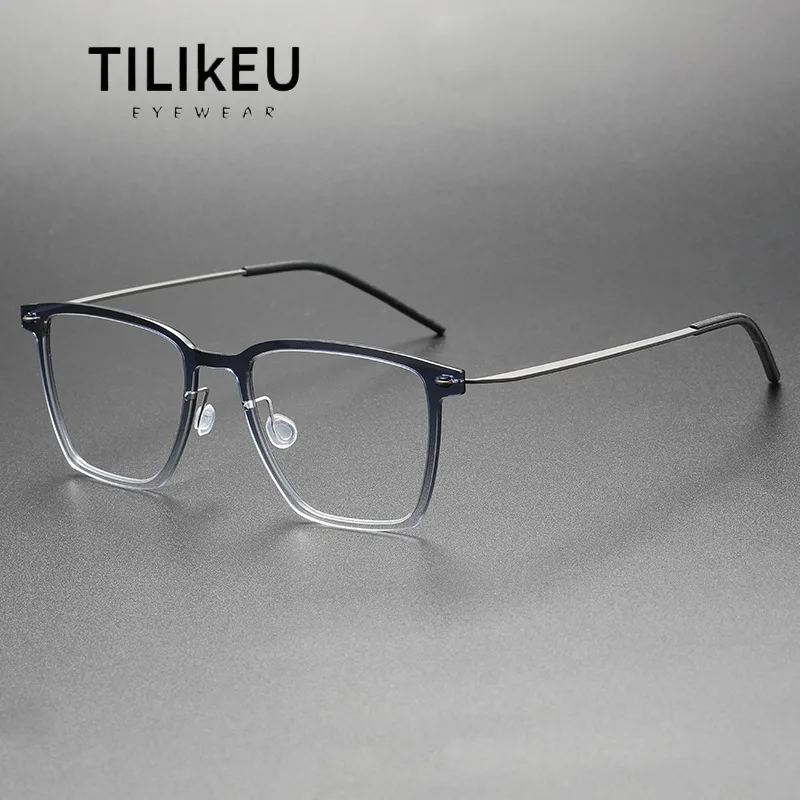 New Denmark Ultra-Light Titanium Eyeglasses Frames Men Women 6554 Nylon Frame Non-Slip Thin Leg Comfort Square Screwless Eyewear
New Denmark Ultra-Light Titanium Eyeglasses Frames Men Women 6554 Nylon Frame Non-Slip Thin Leg Comfort Square Screwless Eyewear