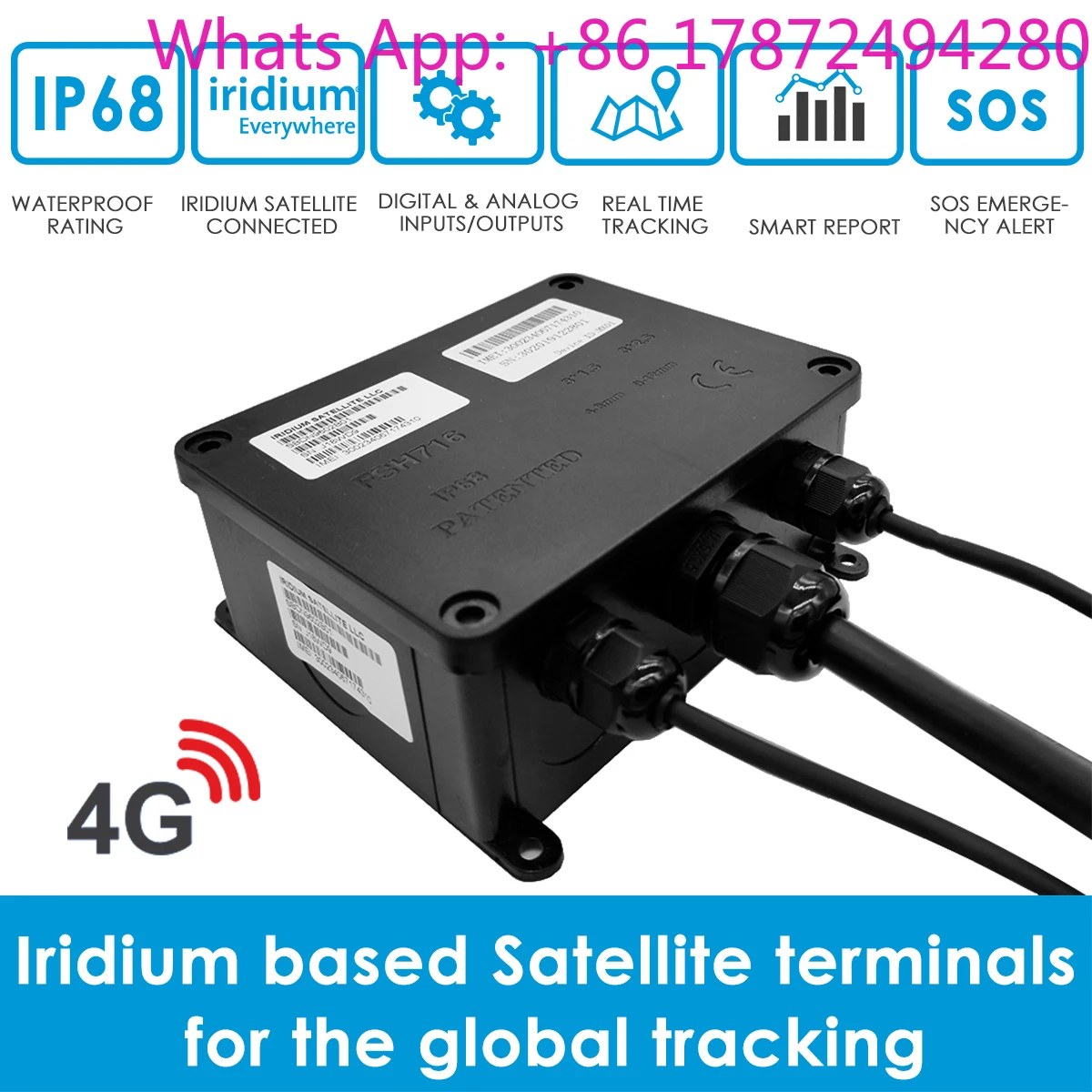 TR130 4G iridium Satellite Dual Mode M2M Service SBD Modem 9602 Gps tracker for Vessel Tracking System
TR130 4G iridium Satellite Dual Mode M2M Service SBD Modem 9602 Gps tracker for Vessel Tracking System