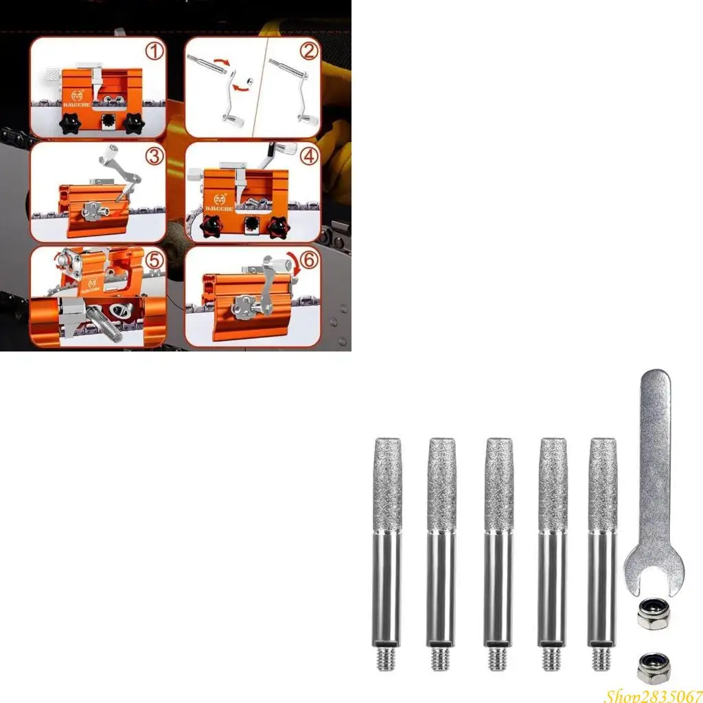 5 шт., точильный камень для бензопилы высокой твердости, шлифовальные головки, сильная прочность 831F
5 шт., точильный камень для бензопилы высокой твердости, шлифовальные головки, сильная прочность 831F