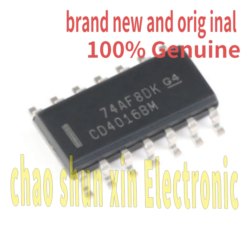 10 Cd4016Bm96 Brand New Genuine Silk Screen Cd4016Bm Smd Soic-14 Analog Switch/Multi-Channel Duplicator Chip
10 Cd4016Bm96 Brand New Genuine Silk Screen Cd4016Bm Smd Soic-14 Analog Switch/Multi-Channel Duplicator Chip