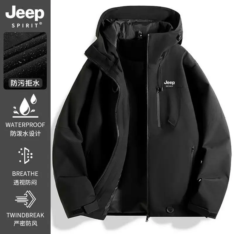 Jeep Dopamine Mountaineering Outdoor Jacket Windproof, Rainproof, Camping, Hiking, Sports, Leisure, Men's and Women's Hoodie
Jeep Dopamine Mountaineering Outdoor Jacket Windproof, Rainproof, Camping, Hiking, Sports, Leisure, Men's and Women's Hoodie