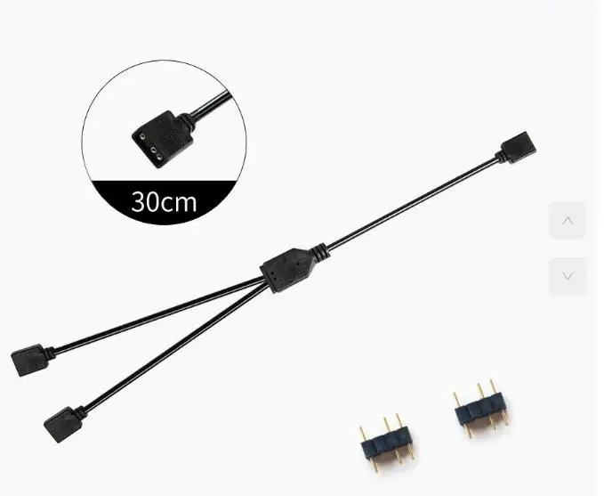 2Pcs Motherboard Sync Cable Argb Splitter 3pin 1 to 2 Extension Cable Pc Rgb Fan Splitter High Speed Transmission
2Pcs Motherboard Sync Cable Argb Splitter 3pin 1 to 2 Extension Cable Pc Rgb Fan Splitter High Speed Transmission