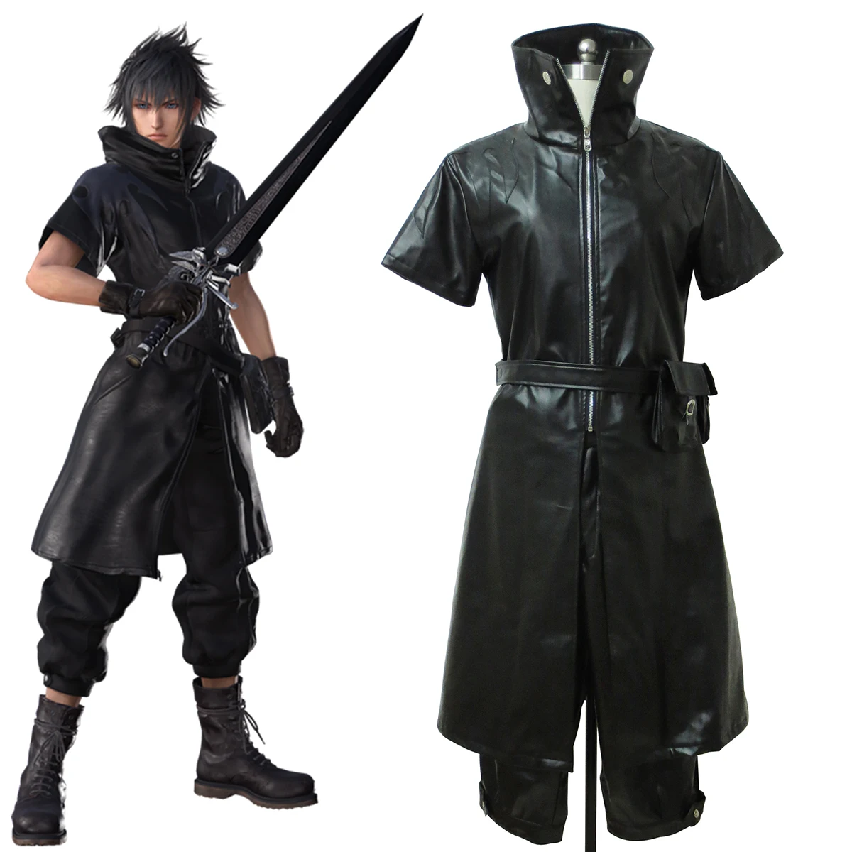 Final Fantasy Versus XIII Noctis Lucis Caelum Cosplay Costume Game Black Outfit
Final Fantasy Versus XIII Noctis Lucis Caelum Cosplay Costume Game Black Outfit