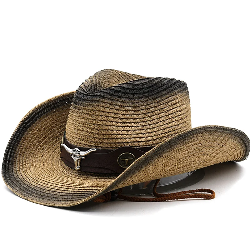 Hats Men Women cowboy Sun Beige Paper Straw Panama Hat Female Beach Wide Brim Jazz Cap Summer Classic Ladies Brand Fedora Caps
Hats Men Women cowboy Sun Beige Paper Straw Panama Hat Female Beach Wide Brim Jazz Cap Summer Classic Ladies Brand Fedora Caps
