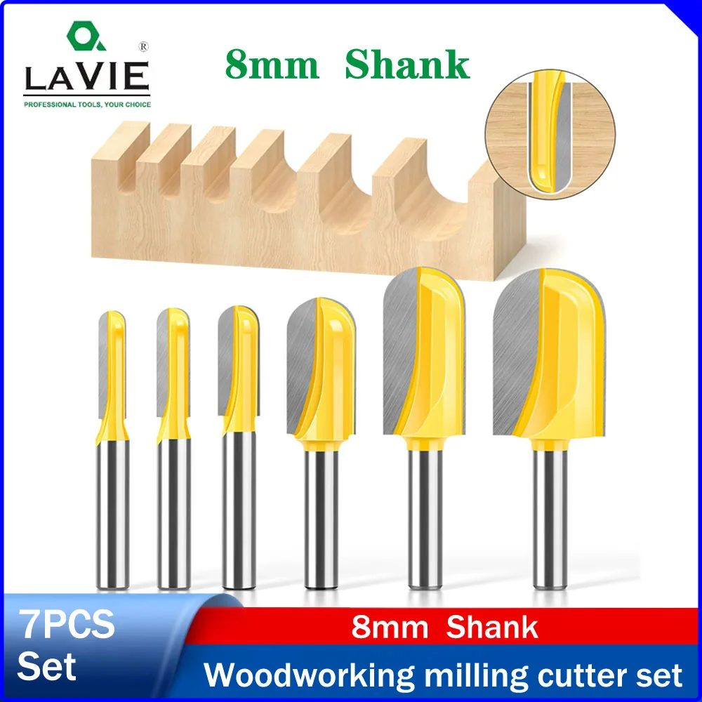 LAVIE 1pc 8mm Shank Extra Long Deep Round Bottom Router Bit,Woodworking Grooving Cutter,Trimmer Engraving Bit for Electric Route
LAVIE 1pc 8mm Shank Extra Long Deep Round Bottom Router Bit,Woodworking Grooving Cutter,Trimmer Engraving Bit for Electric Route