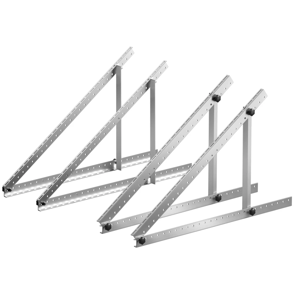 0-90° Adjustable Tilt Solar Panel Mount Brackets, 45 Inch Solar Mounting Hardware 2 Set for Outdoor RV Roof Installation
0-90° Adjustable Tilt Solar Panel Mount Brackets, 45 Inch Solar Mounting Hardware 2 Set for Outdoor RV Roof Installation