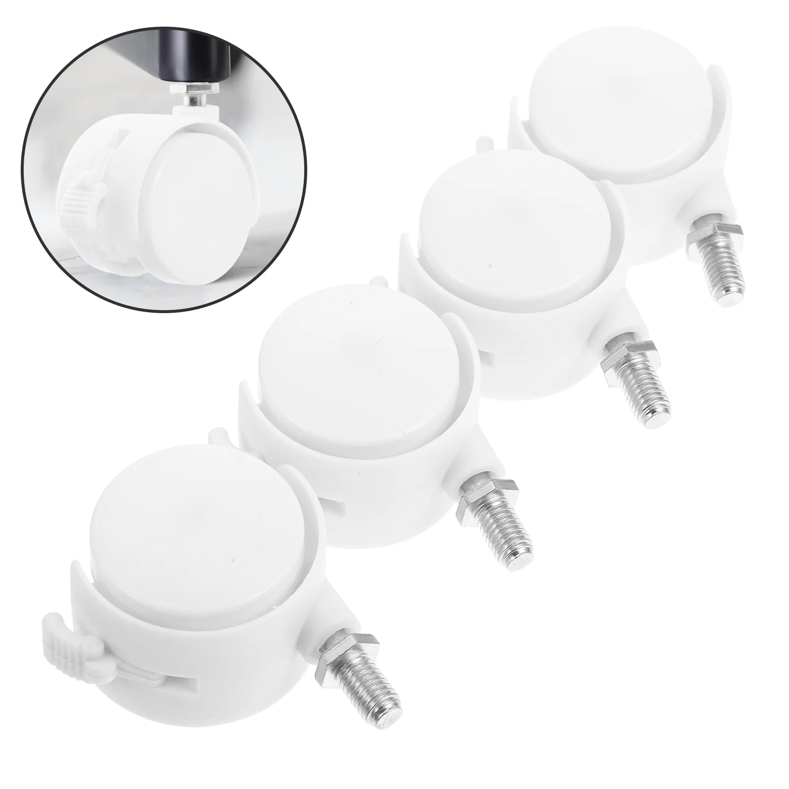 Self Adhesive Caster Wheels Furniture Casters Chairs Replacement Desktop White Plastic Shopping
Self Adhesive Caster Wheels Furniture Casters Chairs Replacement Desktop White Plastic Shopping