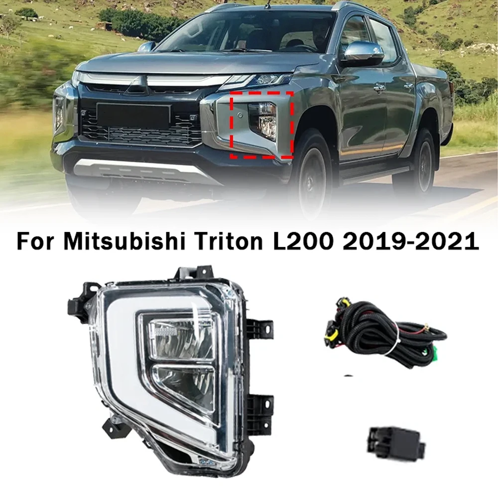 left LED Daytime Running Fog Light For Mitsubishi Triton L200 2019-2021 Front Bumper Driving Turn Signal DRL Lamp
left LED Daytime Running Fog Light For Mitsubishi Triton L200 2019-2021 Front Bumper Driving Turn Signal DRL Lamp
