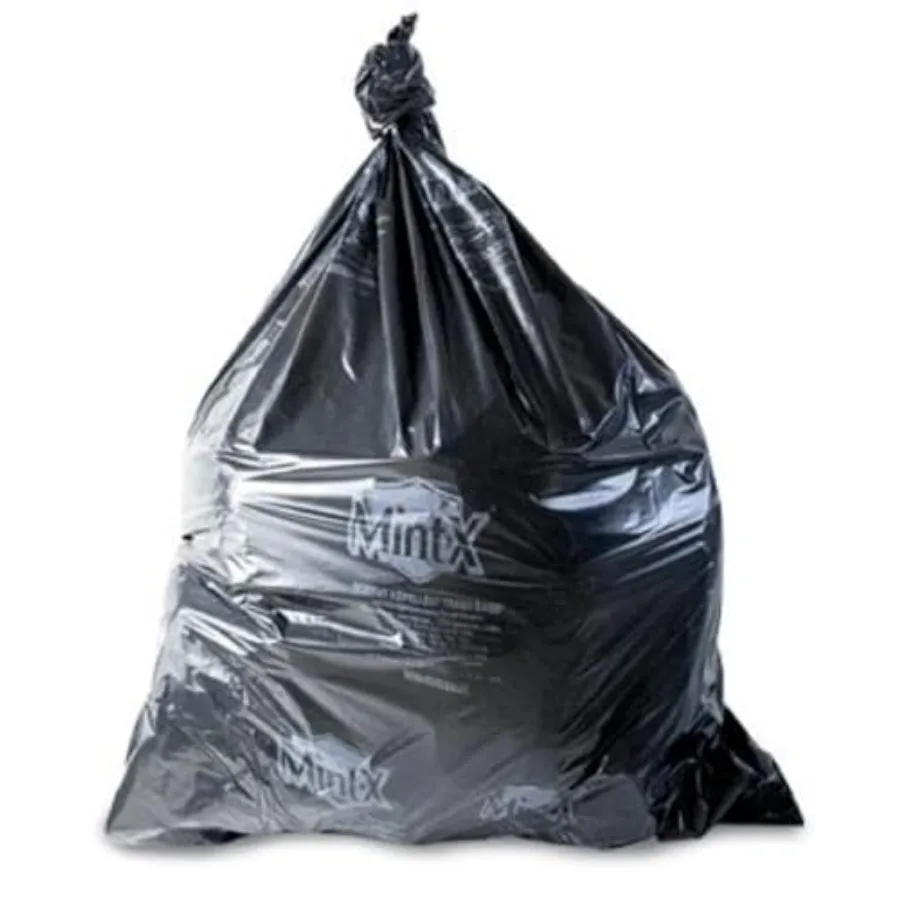 Rodent Repellent Trash Bags 1.3 Mil Flat Seal 46" Height x 33" Length Pack of 100 - MX3346XHB
Rodent Repellent Trash Bags 1.3 Mil Flat Seal 46" Height x 33" Length Pack of 100 - MX3346XHB