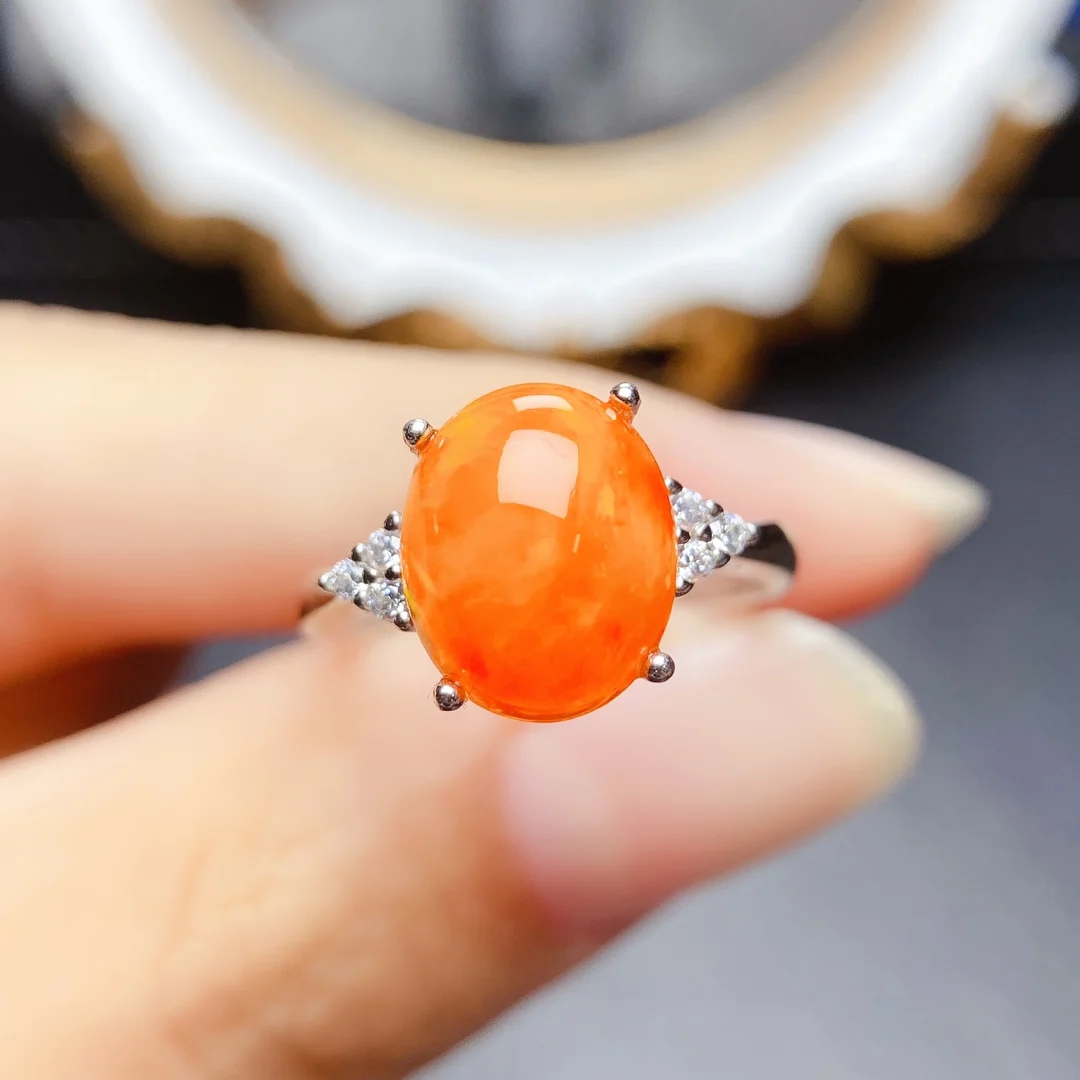 Sterling Silver 925 October Birthstone Opal Ring Natural Red Orange Opal Ring Wedding Gift For Her
Sterling Silver 925 October Birthstone Opal Ring Natural Red Orange Opal Ring Wedding Gift For Her