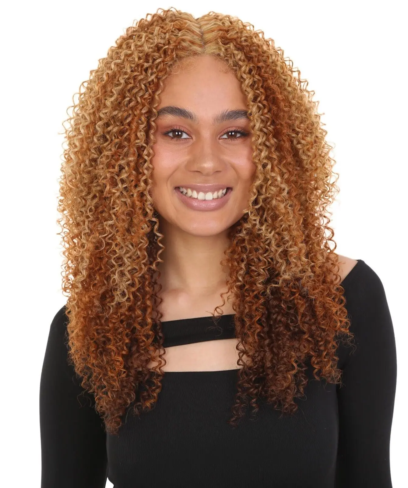 LUXLUXE Serenity Curly Ringlet 22-дюймовый длинный парик фронта шнурка, термостойкий, BL-0135
LUXLUXE Serenity Curly Ringlet 22-дюймовый длинный парик фронта шнурка, термостойкий, BL-0135