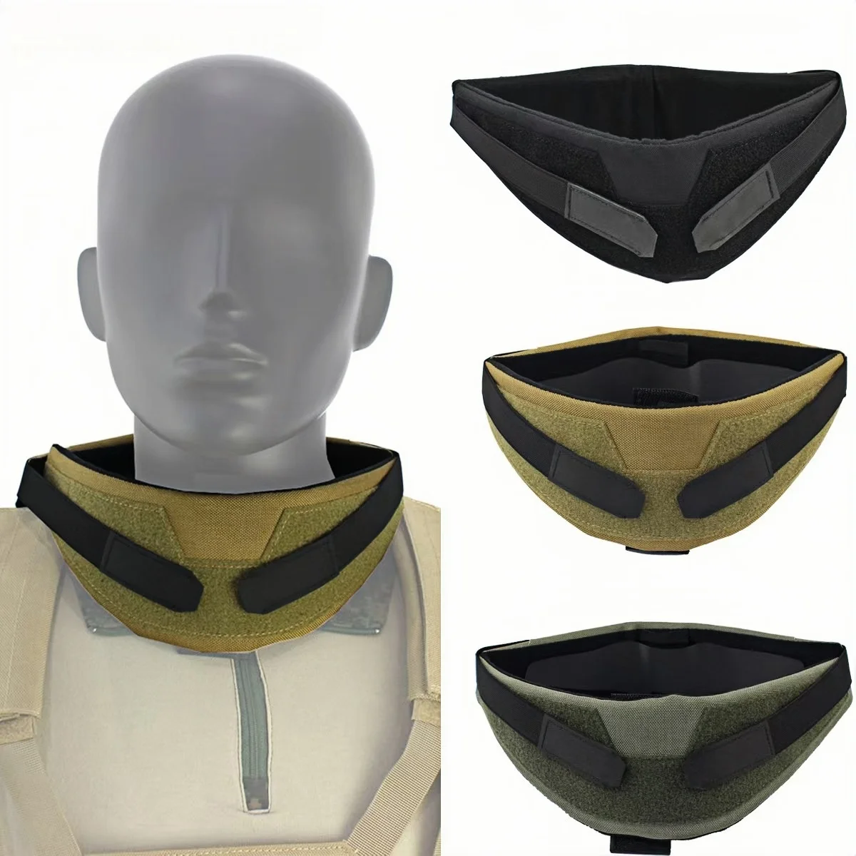 Tactical Vest Neck Protector Universal Collar Neck Guard Fit For Vest FCSK CPC 6094 JPC Hunting Airsoft Equipment Nylon Material 
Tactical Vest Neck Protector Universal Collar Neck Guard Fit For Vest FCSK CPC 6094 JPC Hunting Airsoft Equipment Nylon Material