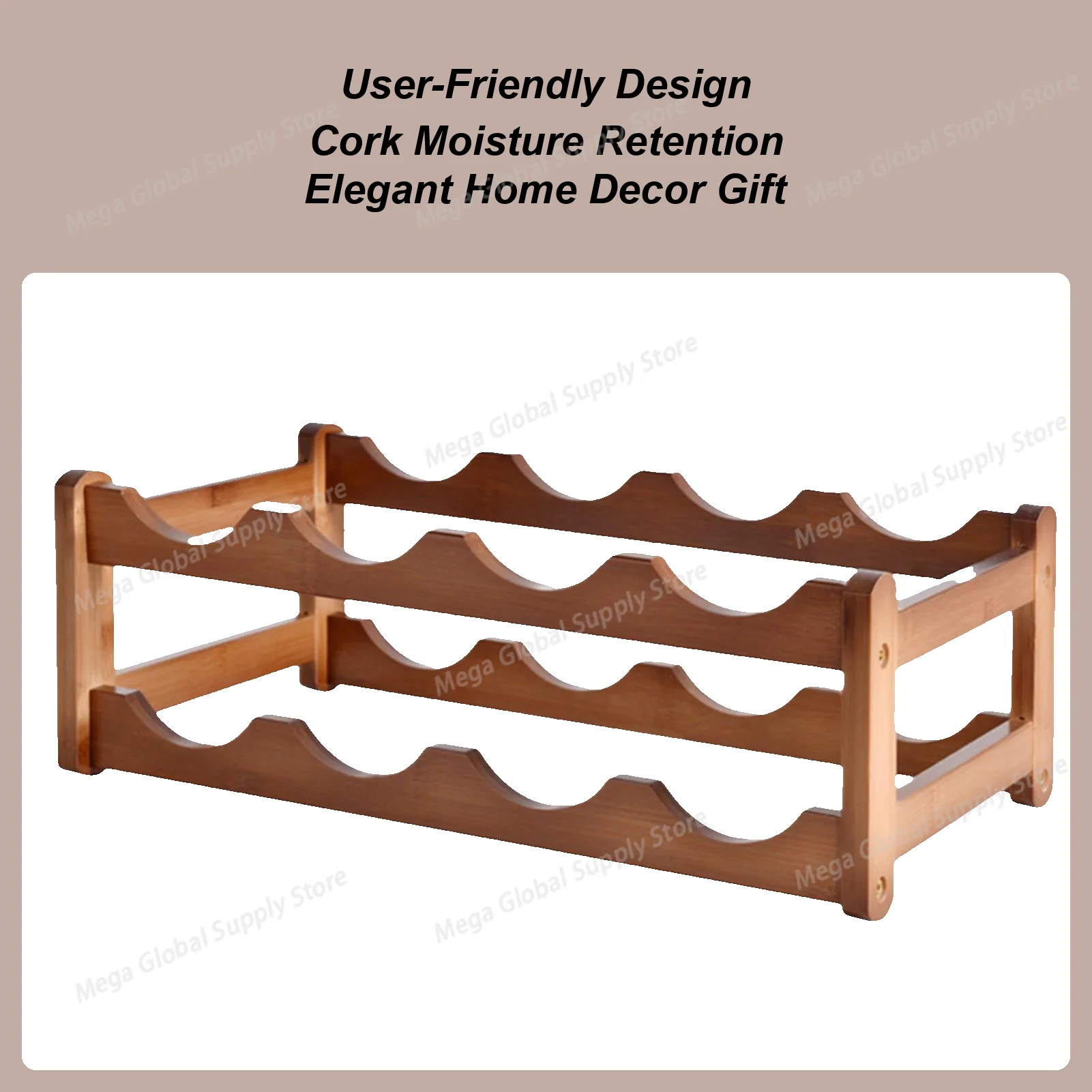Wine Rack 8-Bottle 2-Tier Countertop Display Organizer Wine Rack Organizer for Friends Adults Men Women Enthusiasts Wedding
Wine Rack 8-Bottle 2-Tier Countertop Display Organizer Wine Rack Organizer for Friends Adults Men Women Enthusiasts Wedding