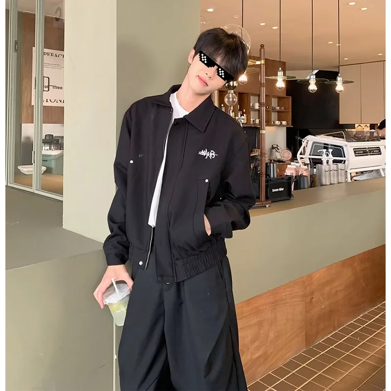 Bla ort Baseball Jaet for Men Spring Autumn High Sensation Cool Cleanfit Collar American Trendy Brand Youth Faion
Bla ort Baseball Jaet for Men Spring Autumn High Sensation Cool Cleanfit Collar American Trendy Brand Youth Faion