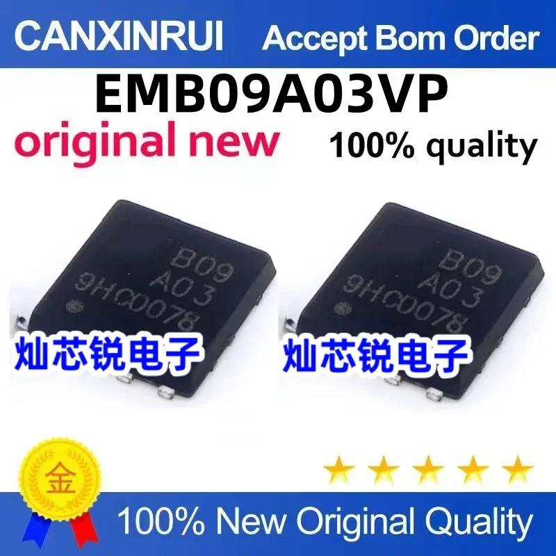 (5-100 pieces) Brand new original EMB09A03VP silk screen B09A03 package DFN3X3 spot chip IC
(5-100 pieces) Brand new original EMB09A03VP silk screen B09A03 package DFN3X3 spot chip IC