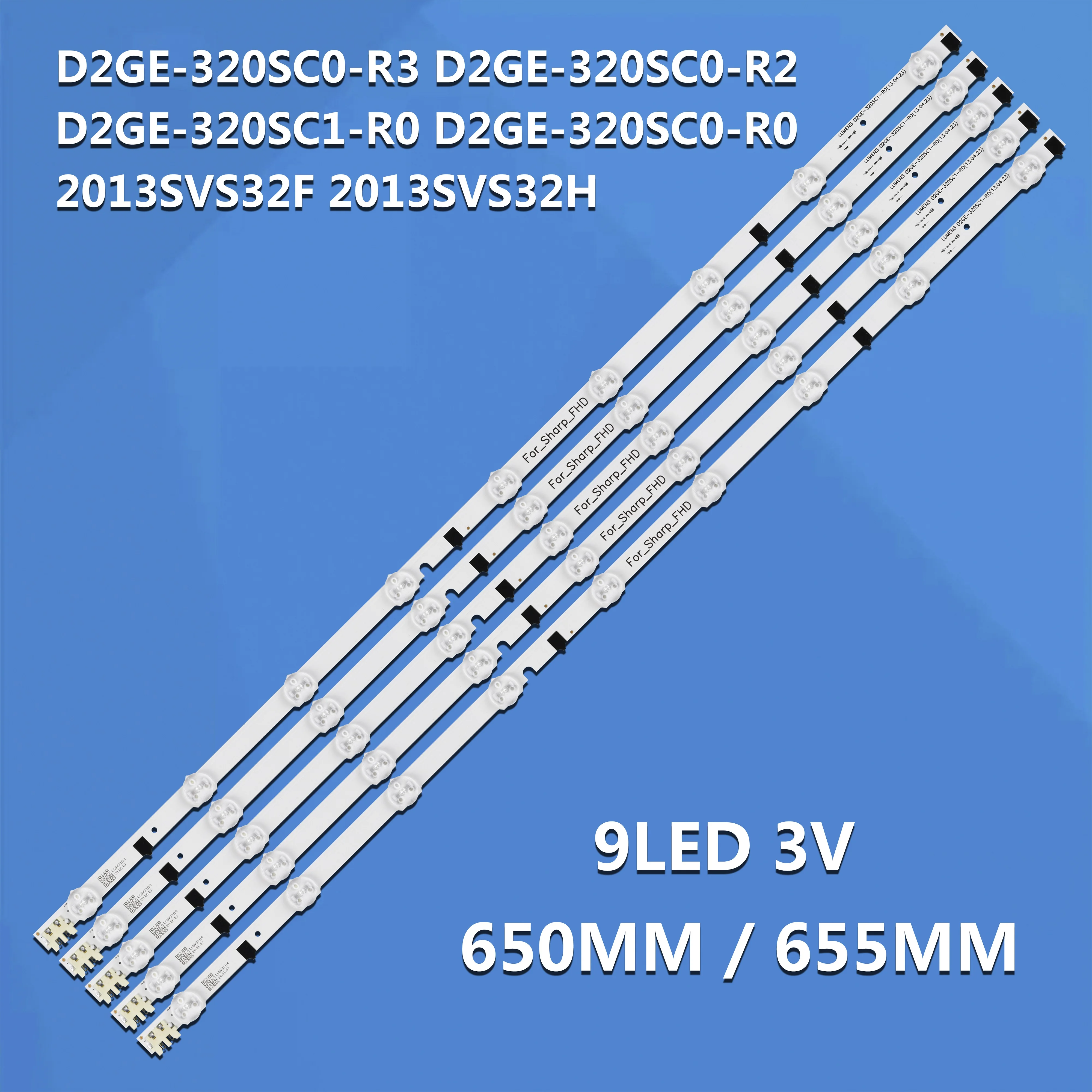 655MM LED Strip D2GE-320SC1-R0 UE32F4000 D2GE-320C1-R0 UE32F5500 CY-HF320BGSV1H UE32F5000 BN96-28489A For 32" TV
655MM LED Strip D2GE-320SC1-R0 UE32F4000 D2GE-320C1-R0 UE32F5500 CY-HF320BGSV1H UE32F5000 BN96-28489A For 32" TV