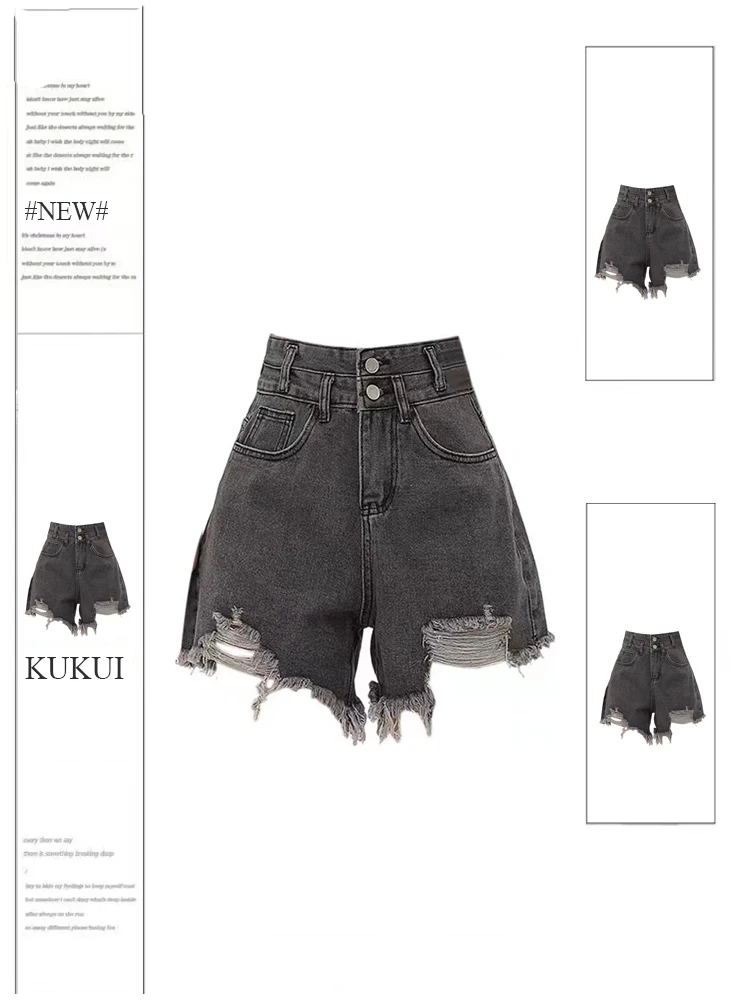 Women's Ripped Denim Shorts Fashion Streetwear High Waist Tassel Mini Cowboy Shorts Jeans 2000s Y2k Harajuku Summer Clothes 2024
Women's Ripped Denim Shorts Fashion Streetwear High Waist Tassel Mini Cowboy Shorts Jeans 2000s Y2k Harajuku Summer Clothes 2024
