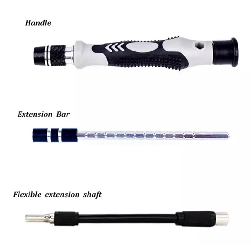 B03C-52-In-1 Screwdriver Set Multifunctional Screwdriver Set Watch Repair Mobile Phone Disassembly Tool
B03C-52-In-1 Screwdriver Set Multifunctional Screwdriver Set Watch Repair Mobile Phone Disassembly Tool