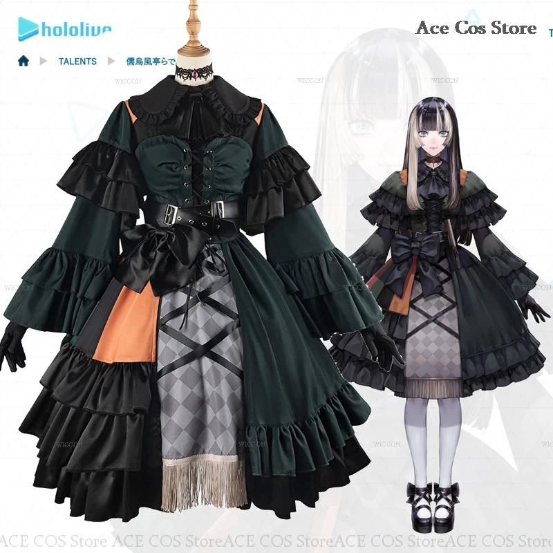 HOLO Vtuber Juufuutei Raden Cosplay Costume Wig Anime Virtual Streamer Dress Halloween Suit VTB Lolita Dress Gothic Women Outfit
HOLO Vtuber Juufuutei Raden Cosplay Costume Wig Anime Virtual Streamer Dress Halloween Suit VTB Lolita Dress Gothic Women Outfit