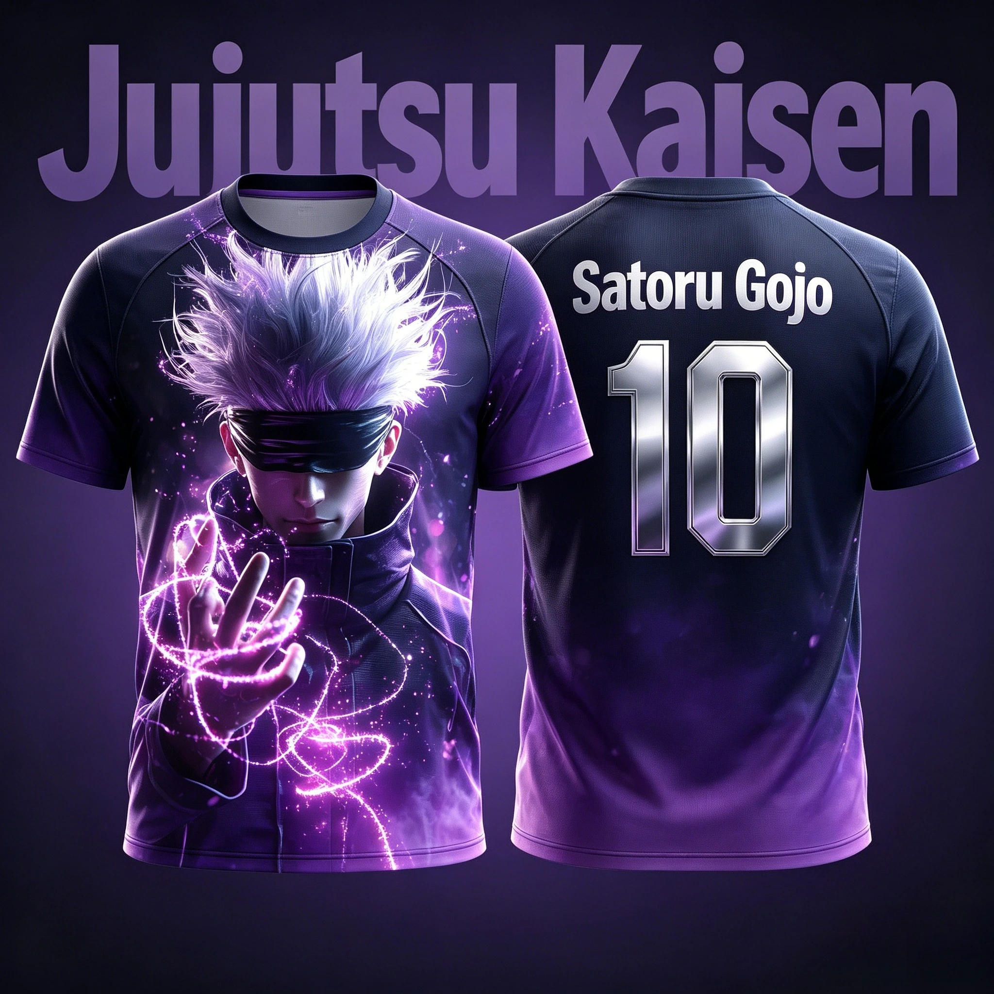 Jujutsu Kaisen 2026 Summer New NO.10 NO.7 Satoru Gojo Anime Special Football Jersey T-Shirt Adult Men's 3D Printed Kids Y2k
Jujutsu Kaisen 2026 Summer New NO.10 NO.7 Satoru Gojo Anime Special Football Jersey T-Shirt Adult Men's 3D Printed Kids Y2k