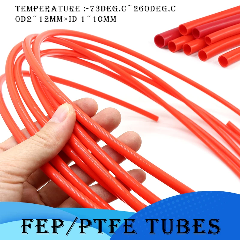 1/2/3/5/10m Red ID0.5 1 2 2.5 3 4 5 6 7 8 10mm PTFE Tube FEP Insulated Hose Extruder J-head Rigid Pipe 600V For 3D Printer Parts
1/2/3/5/10m Red ID0.5 1 2 2.5 3 4 5 6 7 8 10mm PTFE Tube FEP Insulated Hose Extruder J-head Rigid Pipe 600V For 3D Printer Parts