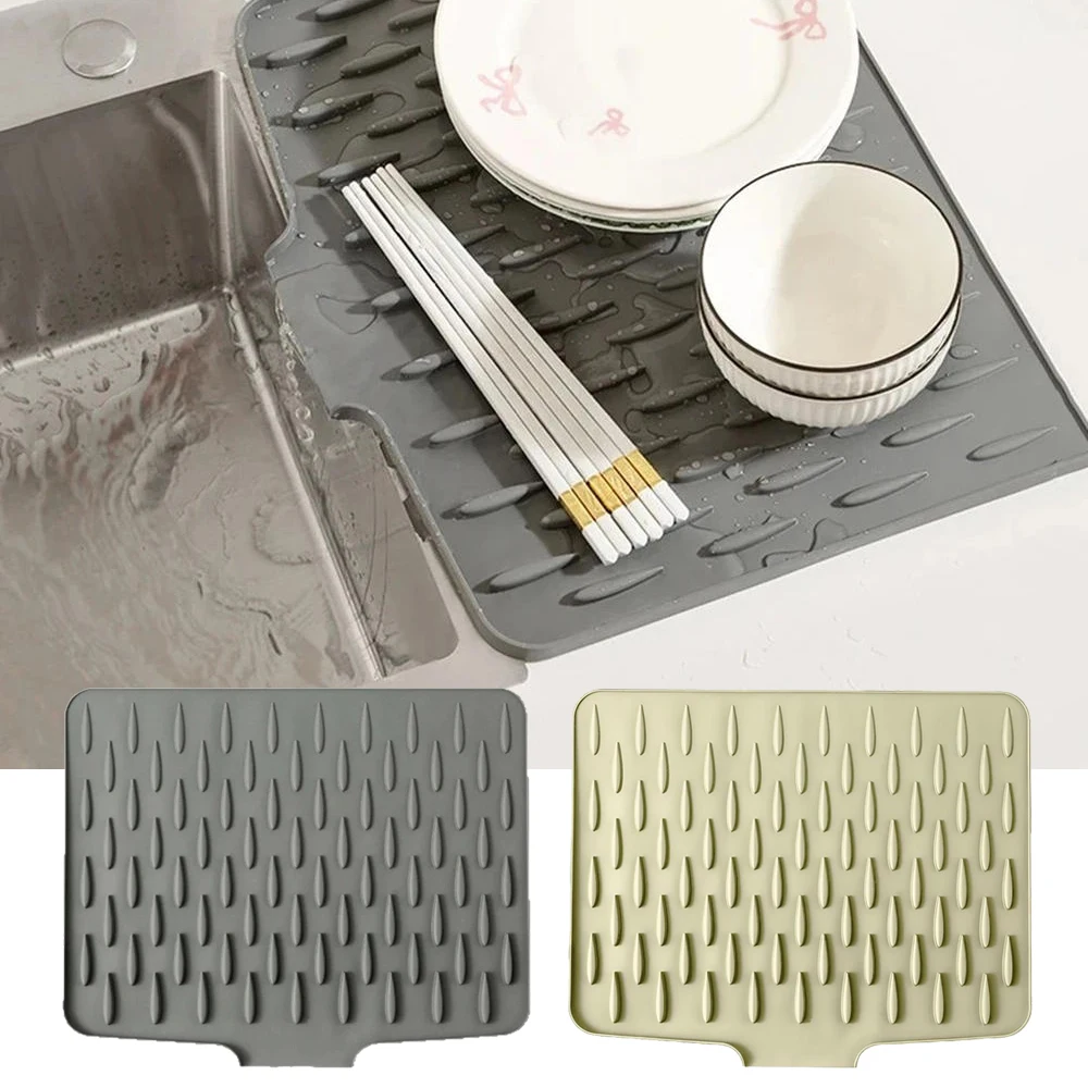 Silicone Drain Pad For Kitchen Countertop Dishes And Utensils Non Slip Silicone Coaster Anti Slip Mat For Home Kitchen Accessor
Silicone Drain Pad For Kitchen Countertop Dishes And Utensils Non Slip Silicone Coaster Anti Slip Mat For Home Kitchen Accessor