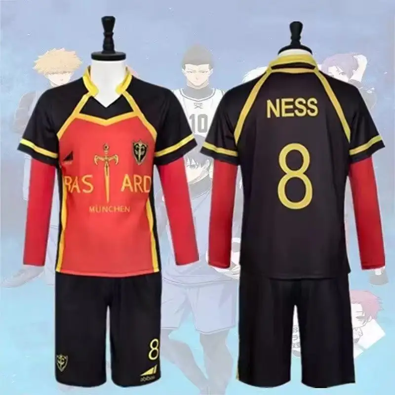Alexis Ness Cosplay Costume Anime Team Bastard Munchen No.8 Germany Football Michael Kaiser Uniform Men Boy Roleplay Suit
Alexis Ness Cosplay Costume Anime Team Bastard Munchen No.8 Germany Football Michael Kaiser Uniform Men Boy Roleplay Suit