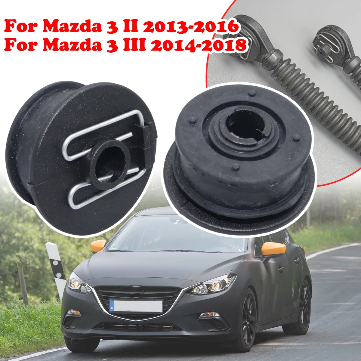 2pcs Gear Shifter Linkage Bushing For Mazda 3 II III Car Selector Pivot Bushing Grommet Fix Shifting Issue Car Replacement Parts
2pcs Gear Shifter Linkage Bushing For Mazda 3 II III Car Selector Pivot Bushing Grommet Fix Shifting Issue Car Replacement Parts