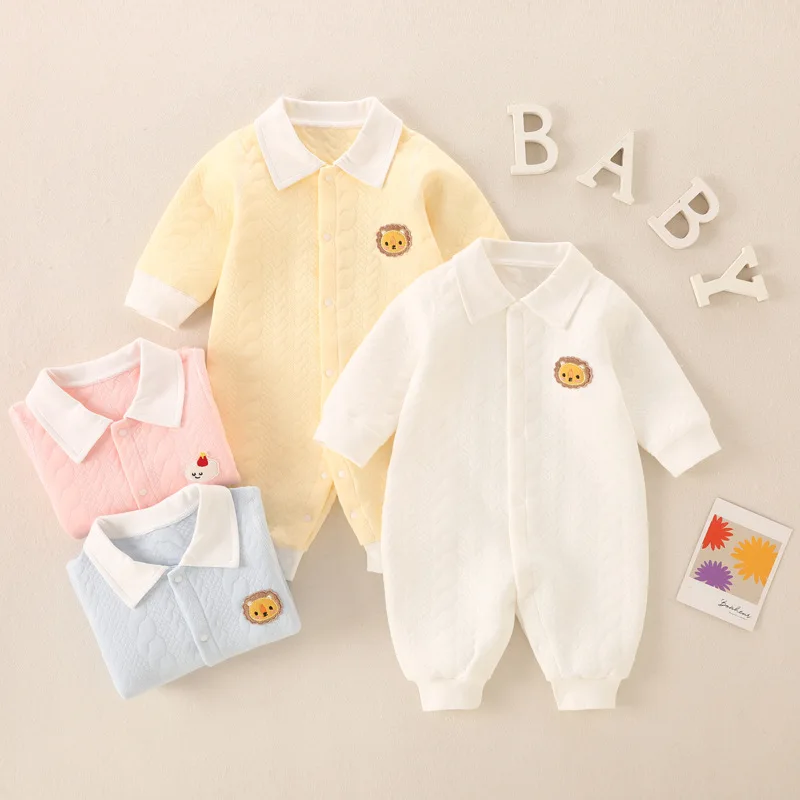 Newborn Girls Jumpsuits 100% Cotton Toddler Girls Bodysuits Spring Tiger Embroidery Kids Baby Boys Rompers Infant Boy Overalls
Newborn Girls Jumpsuits 100% Cotton Toddler Girls Bodysuits Spring Tiger Embroidery Kids Baby Boys Rompers Infant Boy Overalls