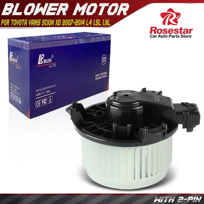 Heater Blower Motor with Fan Cage for Toyota Yaris 2007-2012 Scion xD 2008-2014 87103-52141, 700235, PM9366, 75841
Heater Blower Motor with Fan Cage for Toyota Yaris 2007-2012 Scion xD 2008-2014 87103-52141, 700235, PM9366, 75841