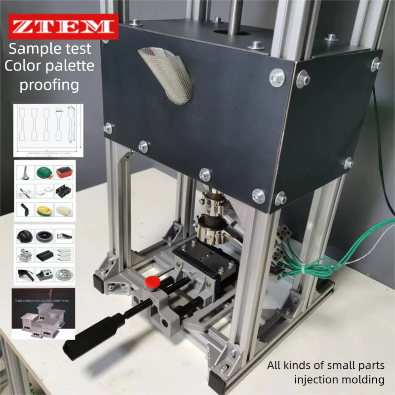 ZTEM 0-100G Micro Injection Molding Machine For Small Parts Sample Testing and Prototyping Injection Molder Household 220v
ZTEM 0-100G Micro Injection Molding Machine For Small Parts Sample Testing and Prototyping Injection Molder Household 220v