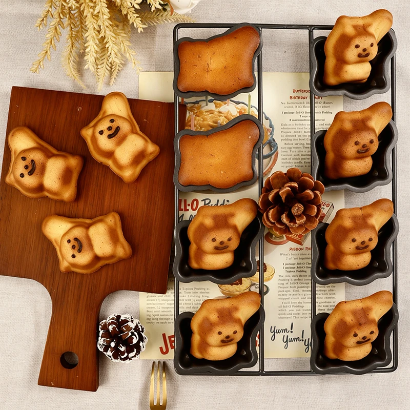 8-Cavity Squirrel Madeline Cake Mold Metal Jelly Dessert Baking Pan Heat Resistant Kitchen Pastry Bakeware for Sweet Treats
8-Cavity Squirrel Madeline Cake Mold Metal Jelly Dessert Baking Pan Heat Resistant Kitchen Pastry Bakeware for Sweet Treats