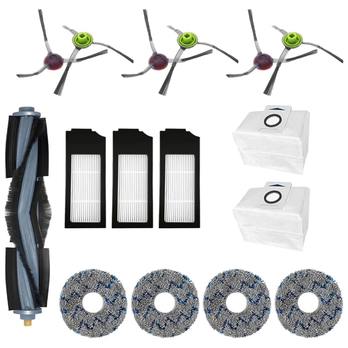 FZFZ For X1 Omni Turbo Robot Vacuum Cleaner Main Side Brush Hepa Filter Mop Cloth Dust Bags Replacement Parts
FZFZ For X1 Omni Turbo Robot Vacuum Cleaner Main Side Brush Hepa Filter Mop Cloth Dust Bags Replacement Parts