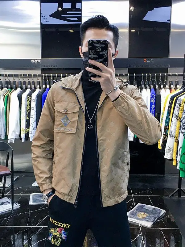Men's Casual Hooded Jacket Premium Embroidery Trendy Brand Spring Autumn New Style Rabbit Fur Coat Seven Sleeve Long
Men's Casual Hooded Jacket Premium Embroidery Trendy Brand Spring Autumn New Style Rabbit Fur Coat Seven Sleeve Long