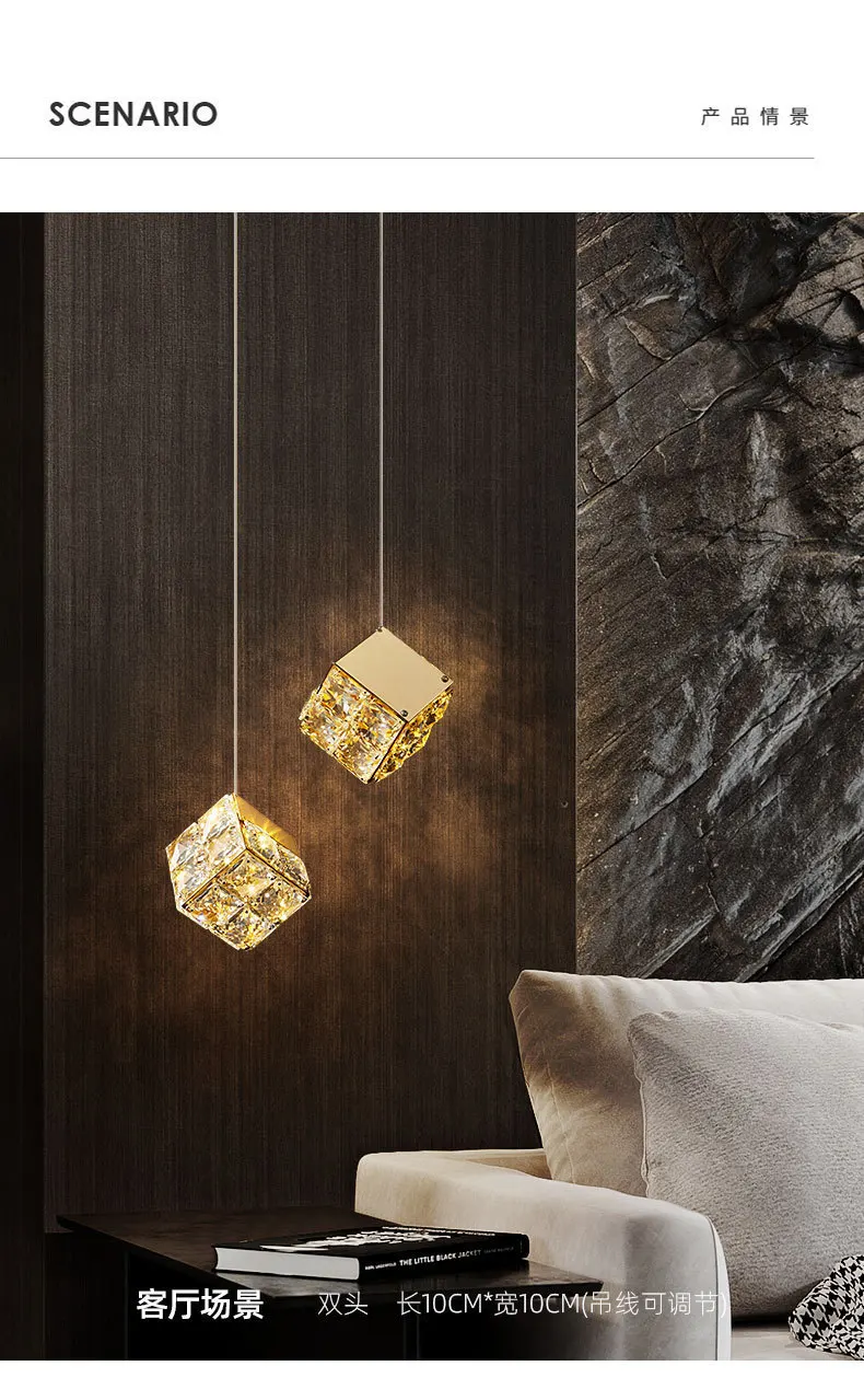 SANDYHA Minimalist Crystal Ceiling Chandelier Modern Pendant Light Home Decor Dining Room Bedroom Bedside Hanging Line Lamp
SANDYHA Minimalist Crystal Ceiling Chandelier Modern Pendant Light Home Decor Dining Room Bedroom Bedside Hanging Line Lamp