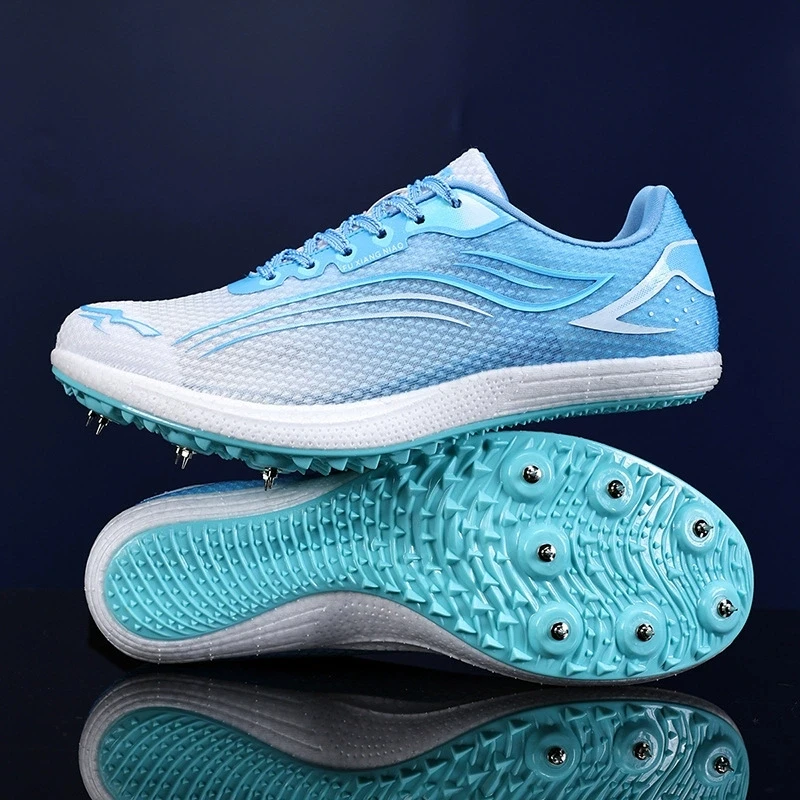 Professional Track and Field Spikes Shoes Men Pink Gradient Wing Design Sprint Shoes Lightweight Breathable Athletic Training
Professional Track and Field Spikes Shoes Men Pink Gradient Wing Design Sprint Shoes Lightweight Breathable Athletic Training