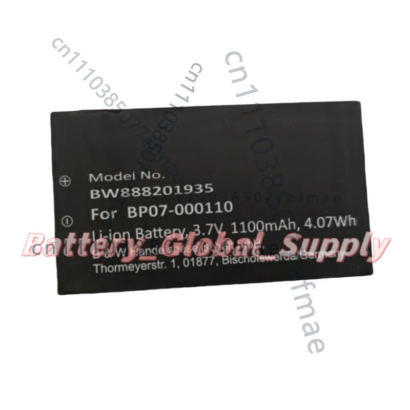 For BP07-000110 Datalogic Memor NFP Memor X3 Battery 3.7V 1100mAh Fast Delivery 1pcs
For BP07-000110 Datalogic Memor NFP Memor X3 Battery 3.7V 1100mAh Fast Delivery 1pcs